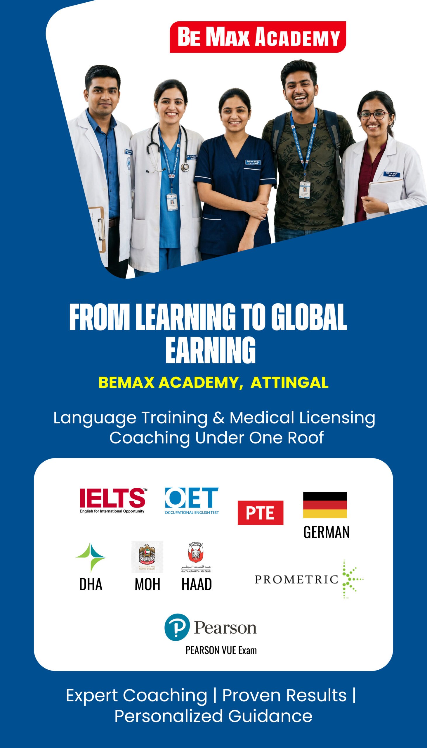 BeMax Academy Attingal — From Learning to Global Earning