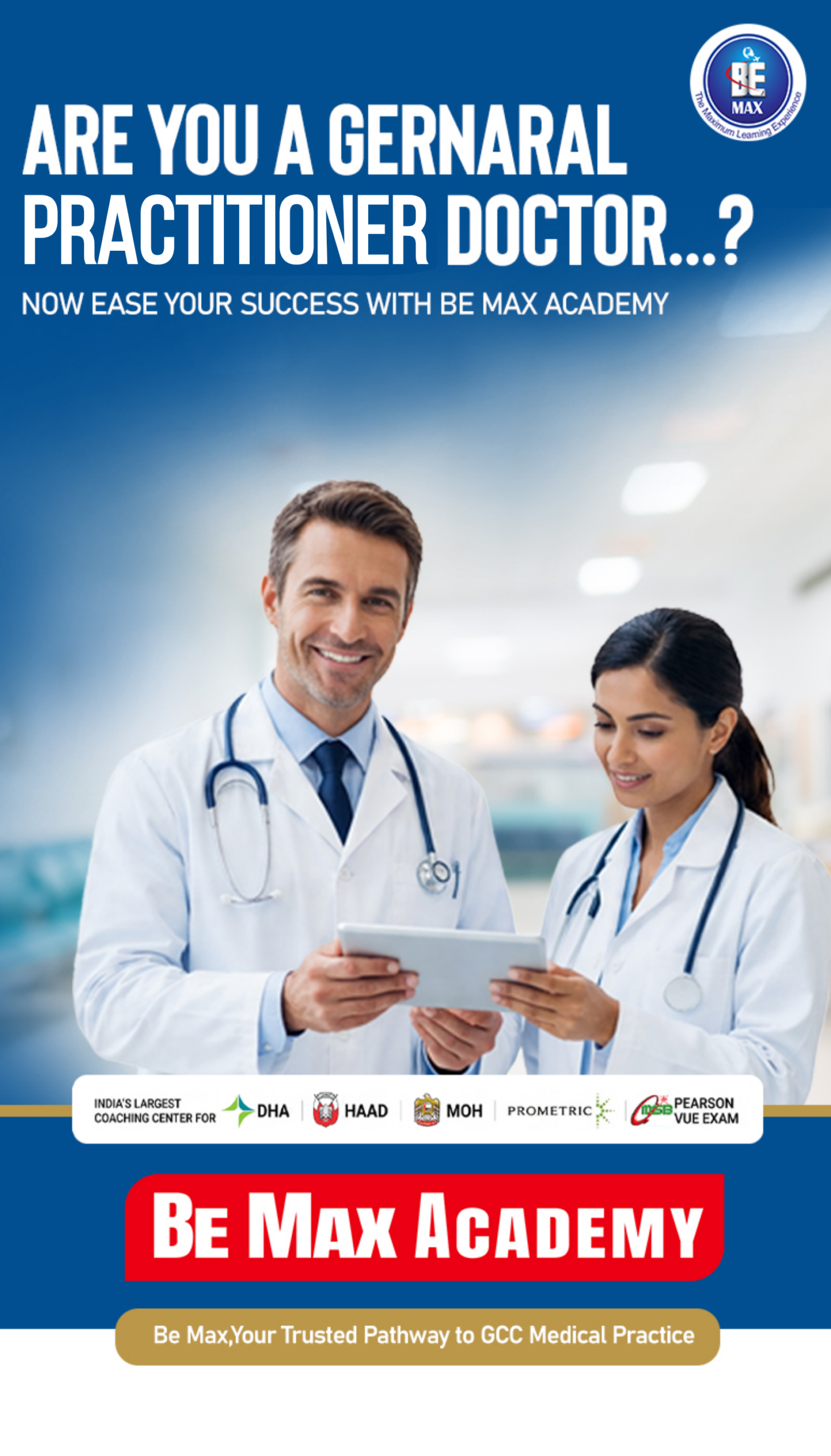 Be Max Academy — GCC Medical Licensing
