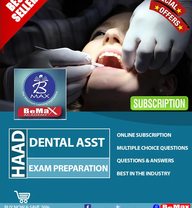 HAAD DENTAL ASSISTANT EXAM 327830