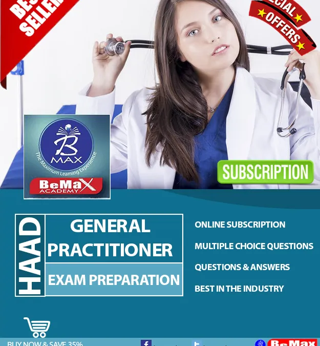 HAAD GENERAL PRACTITIONER EXAM 365020
