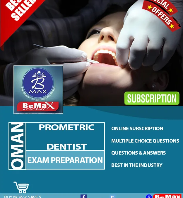 OMAN PROMETRIC DENTIST EXAM 330447