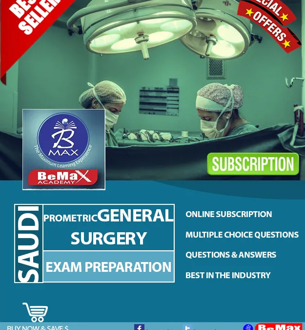 SAUDI PROMETRIC GENERAL SURGERY EXAM 356202