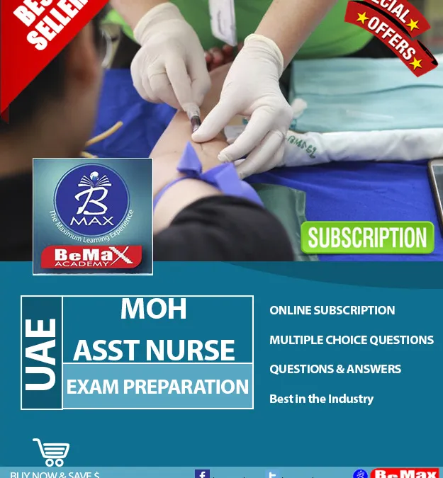 UAE MOH ASSISTANT NURSE 341501
